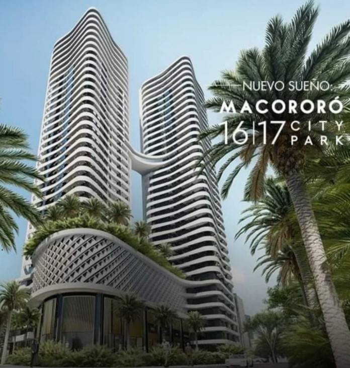 Diseño Edificios Macororó 16|17 rodeado de arboles y un ambiente vegetal